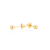 Brinco Ouro Bolinha 2.5MM - Imagem 1