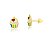 Brinco Ouro Bolo Cupcake - Imagem 1