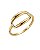Anel Ouro Oval com Zircônias - Imagem 1