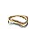 Anel Ouro Liso Bicolor - Imagem 1