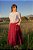 Saia de linho Betty (Merlot) - Imagem 1