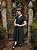 Vestido de Linho Anos Dourados (Preto) - Imagem 1
