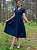 Vestido de Linho Anos Dourados (Blue) - Imagem 6