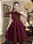 Vestido de Linho Audrey (Merlot) - Imagem 1
