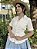 Blusa de Linho New Look (Off White) PRONTA ENTREGA - Imagem 4