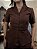Blusa de Linho New Look (Marrom) PRONTA ENTREGA - Imagem 1