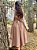 Vestido Claire (Chevron Bege) PRONTA ENTREGA - Imagem 2