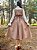 Vestido Claire (Chevron Bege) PRONTA ENTREGA - Imagem 6