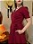 Vestido de Linho Riviera (Merlot) - PRONTA ENTREGA - Imagem 2
