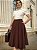 Saia de Linho Betty (Marrom) - Imagem 4
