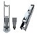 SUPREMA INOX ROL17 150Kg Roldana para linha Suprema trilho U canaleta - Imagem 4