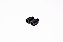 BATENTE DE BORRACHA PRETO 23X15MM COR PRETO  PARA PVC - Imagem 3