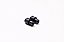 BATENTE DE BORRACHA PRETO 23X15MM COR PRETO  PARA PVC - Imagem 2