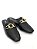 Mule Feminino Casual Corrente Offline Preto - Imagem 3