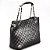 Bolsa Hobo Couro Matelassê Capodarte Preto - Imagem 2