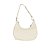 Bolsa Feminina Pequena Meia Lua Barbichado Luiza Barcelos Off White - Imagem 3