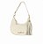 Bolsa Feminina Pequena Meia Lua Barbichado Luiza Barcelos Off White - Imagem 1