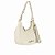 Bolsa Feminina Pequena Meia Lua Barbichado Luiza Barcelos Off White - Imagem 2