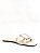 Sandália Feminina Basic Quadrado Offline Off White - Imagem 2