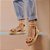 Papete Feminina Palha Flatform Luiza Bracelos Cru - Imagem 3