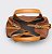 Bolsa Feminina Tote Grande Couro Tressê Capodarte Camel - Imagem 6