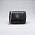 Bolsa Feminina Shoulder Bag Couro Matelassê Capodarte Preto Ouro - Imagem 1