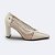 Scarpin Feminino Couro Tressê Capodarte Ráfia - Imagem 1