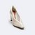 Scarpin Feminino Couro Tressê Capodarte Ráfia - Imagem 2