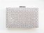 Clutch Feminina Quadrada Brilho Specchio Prata - Imagem 1