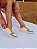 Tênis Feminino Maju Casual Specchio Brand Nude e Lima - Imagem 1