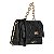 Bolsa Feminina Média Compartimento Alça Fecho Giratório  Viena Luiza Barcelos Preto - Imagem 2