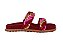 Sandália Feminina Papete Luiza Barcelos Metalcolor Marsala - Imagem 1