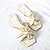 Rasteira Feminina Basic Laço Offline Off White - Imagem 4