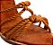 Sandália Feminina Camurça Bico Fino Schutz Camel - Imagem 4