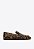 Mocassim Feminino Couro Detalhe Schutz Animal Print - Imagem 1
