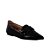 Mocassim Feminino Bico Fino Verniz Luiza Barcelos Preto - Imagem 2