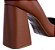 Scarpin Feminino Karina Salto Bloco Real Life II Specchio Brand Camel - Imagem 5