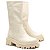 Bota Feminina Madri Cano Médio Vicenza Off White - Imagem 2