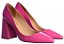 Scarpin Feminino Karina Salto Bloco Real Life II Specchio Brand Pink - Imagem 2