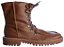 Bota Coturno Feminino Cano Curto Couro Luiza Barcelos Camel - Imagem 1