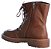 Bota Coturno Feminino Cano Curto Couro Luiza Barcelos Camel - Imagem 3