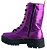 Coturno Feminino Valentina Metalizado Real Life II Specchio Brand Roxo - Imagem 3