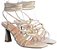 Sandália Feminina Lais Trançada Colorindo Specchio Brand Off White - Imagem 2