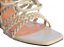 Sandália Feminina Lais Trançada Colorindo Specchio Brand Off White - Imagem 4