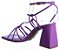 Sandália Feminina Marina Colorindo Specchio Brand Roxo - Imagem 3