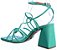 Sandália Feminina Marina Colorindo Specchio Brand Verde Água - Imagem 3