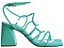Sandália Feminina Marina Colorindo Specchio Brand Verde Água - Imagem 1