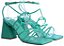 Sandália Feminina Marina Colorindo Specchio Brand Verde Água - Imagem 2