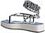 Sandália Feminina Thais FlatForm Colorindo Specchio Brand Zebra - Imagem 3