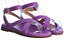 Papete Feminina Carmela Tiras Cruzadas Colorindo Specchio Brand Roxo - Imagem 2